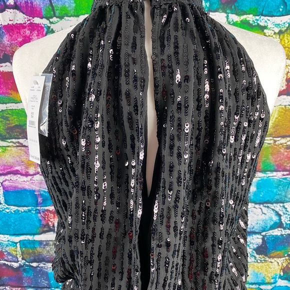 NWT~White House Black Market Sequined Top - Picture 5 of 7